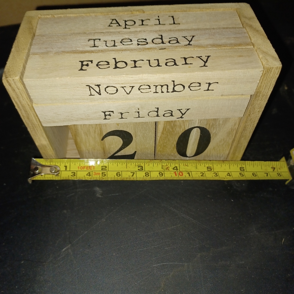 Wooden Calendar